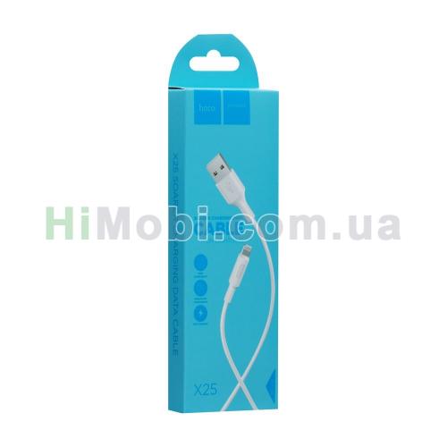 USB кабель Hoco X25 Soarer Micro USB 1.0m бiлий