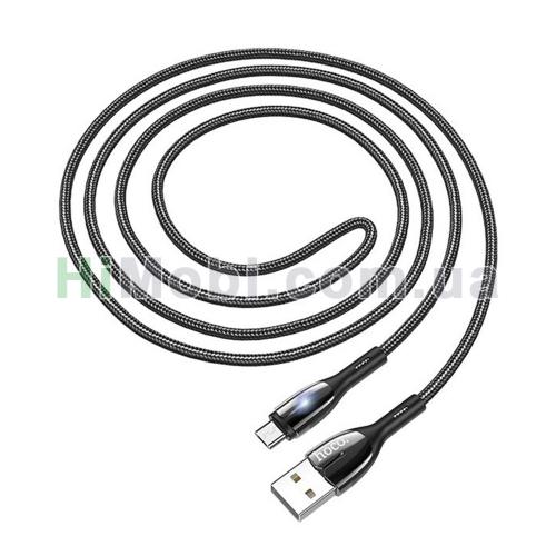 USB кабель Hoco U89 Micro USB 1.2m чорний