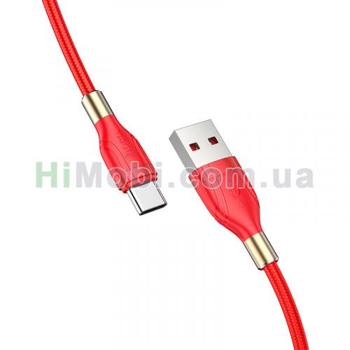 USB кабель Hoco U92 Type-C 1.2m червоний