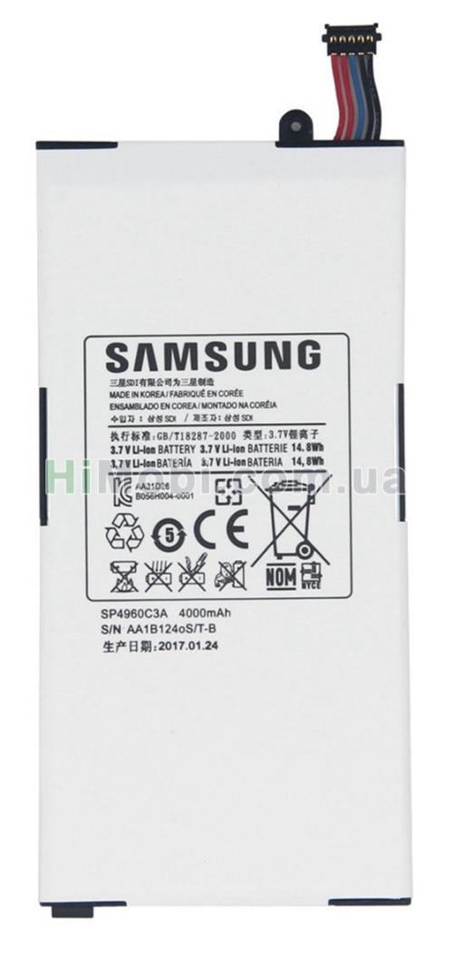 АКБ оригінал SP4960C3A Samsung P1000/ P1010 Galaxy Tab 4000mAh