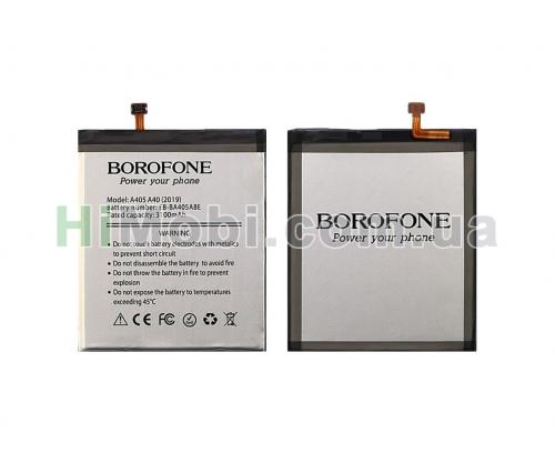 АКБ Borofone EB-BA405ABE Samsung A405 Galaxy A40 2019 3100mAh