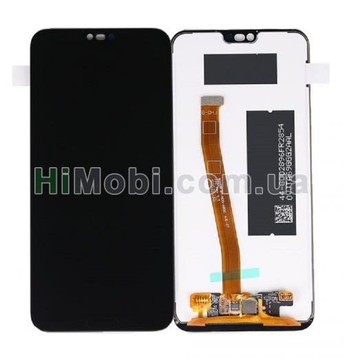 Дисплей (LCD) Huawei Honor 10 (COL-L29) без відбитка з сенсором чорний