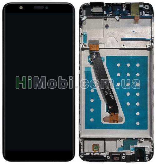 Дисплей (LCD) Huawei P Smart (FIG-LX1)/ P Smart Dual Sim (FIG-L21) чорний + рамка