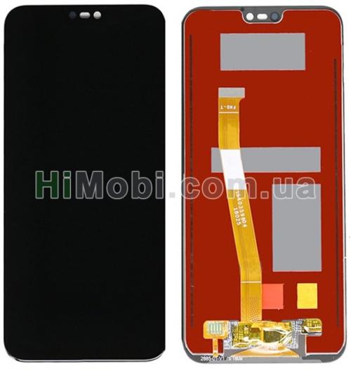Дисплей (LCD) Huawei P20 Lite Dual Sim (ANE-L21/ ANE-LX1)/ Nova 3e з сенсором чорний оригінал PRC
