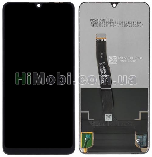 Дисплей (LCD) Huawei P30 Lite/ Nova 4e (2019) чорний оригінал PRC