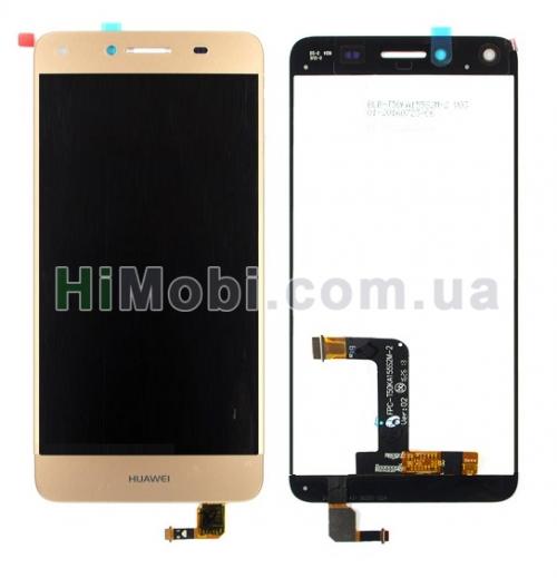 Дисплей (LCD) Huawei Y5 II (CUN-U29)/ Honor 5/ Honor Play 5 з сенсором золото