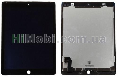 Дисплей (LCD) iPad Air 2 з сенсором чорний оригінал знятий