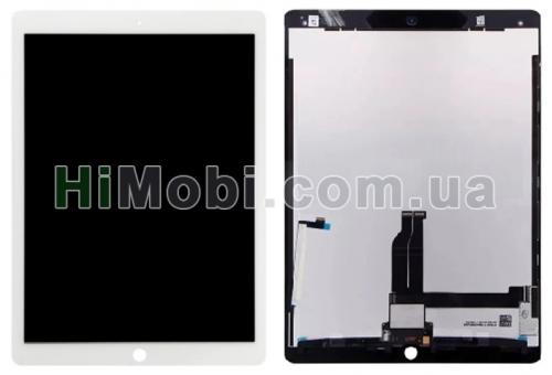 Дисплей (LCD) iPad Pro 12.9 (2015) з сенсором білий зi шлейфом