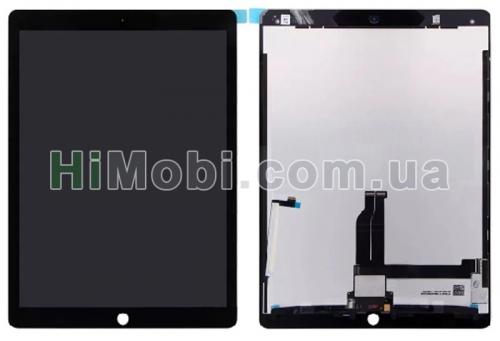 Дисплей (LCD) iPad Pro 12.9 (2015) з сенсором чорний зі шлейфом