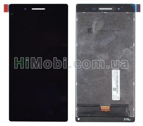 Дисплей (LCD) Lenovo Tab 4 7 Essentional 7504F з сенсором чорний оригінал PRC