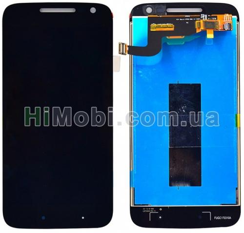 Дисплей (LCD) Motorola XT1602 Moto G4 Play з сенсором чорний