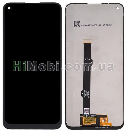 Дисплей (LCD) Motorola XT2045 Moto G8 з сенсором чорний