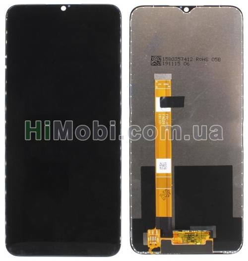 Дисплей (LCD) Oppo A31/ A9 2020/ A11x/ 5/ 5i/ 6i/ C3 з сенсором чорний HTF065H019 оригiнал PRC