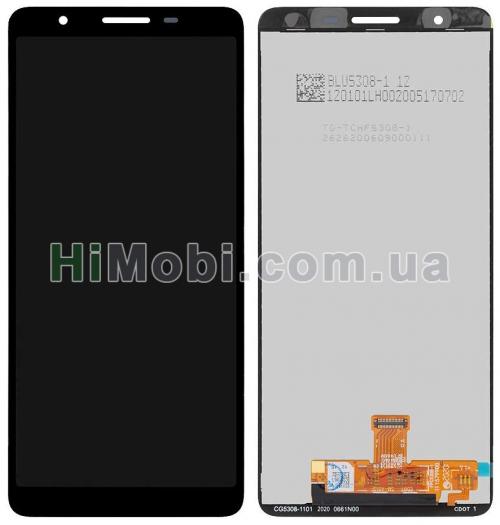 Дисплей (LCD) Samsung A013 Galaxy A01 Core/ M013 M01 з сенсором чорний сервісний GH69-33097B