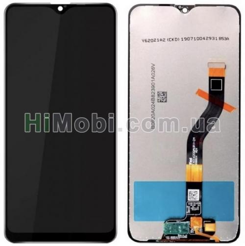 Дисплей (LCD) Samsung A107 Galaxy A10s з сенсором чорний сервісний GH81-17482A A107