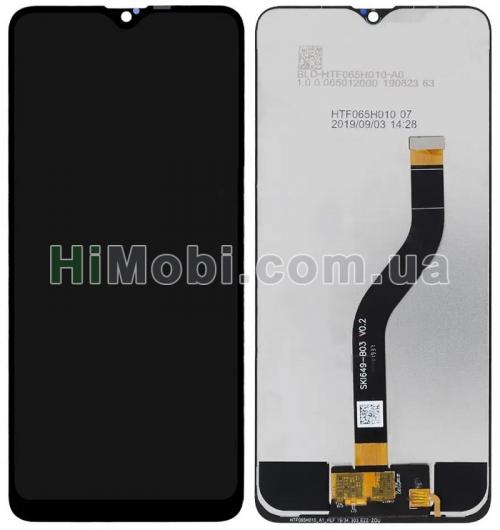 Дисплей (LCD) Samsung A207 Galaxy A20s з сенсором чорний сервісний