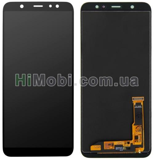 Дисплей (LCD) Samsung A605 Galaxy A6 Plus (2018) OLED з сенсором чорний