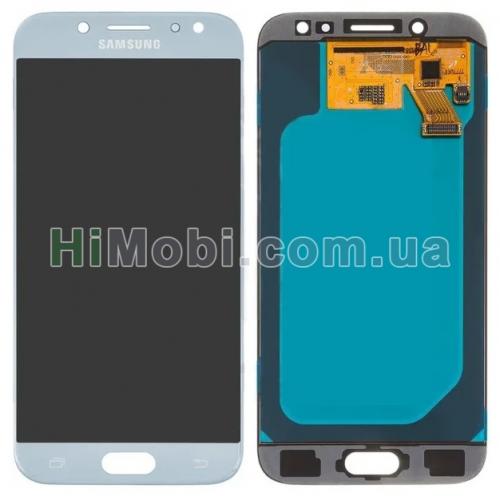 Дисплей (LCD) Samsung J530 Galaxy J5 2017 з сенсором блакитний OLED