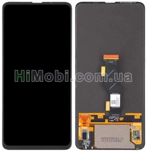 Дисплей (LCD) Xiaomi Mi Mix 3 з сенсором чорний OLED