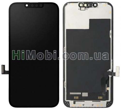 Дисплей (LCD) iPhone 13 з сенсором чорний оригінал знятий з телефону