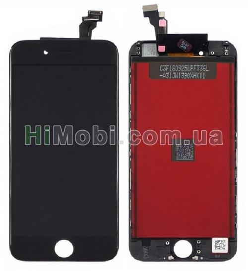 Дисплей (LCD) iPhone 6 (4.7) з сенсором чорний оригінал PRC