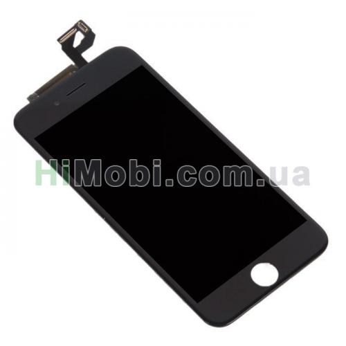 Дисплей (LCD) iPhone 6S Plus з сенсором чорний оригінал (переклеєний)