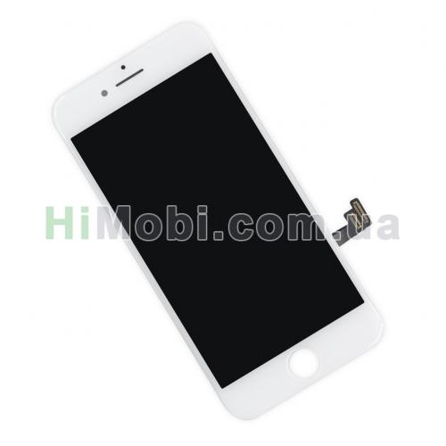 Дисплей (LCD) iPhone 7 з сенсором білий оригінал (переклеєний)