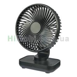 Вентилятор портативний акумуляторний GXQC D606 Black