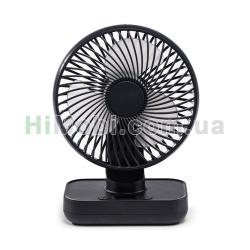 Вентилятор портативний акумуляторний GXQC D606Y Black