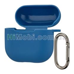 Накладка силіконова AirPods 4 з карабіном Dark Blue