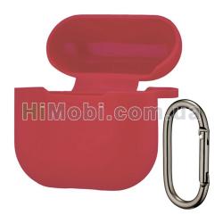 Накладка силіконова AirPods 4 з карабіном Hibiscus