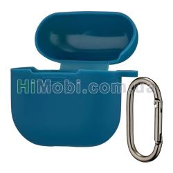 Накладка силіконова AirPods 4 з карабіном Pacific Green