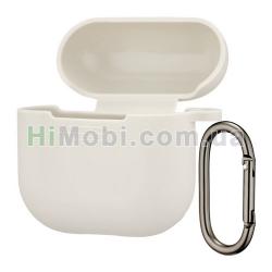 Накладка силіконова AirPods 4 з карабіном Stone
