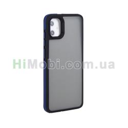 Накладка Shield Dual Color Samsung A06 чорно-синій