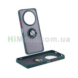 Накладка Goospery Ring Case 3в1 Xiaomi Redmi A3 оливковий