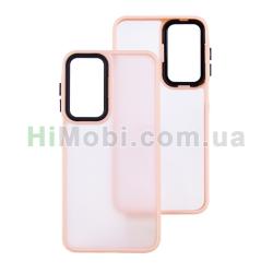 Накладка Luxury Metal Lens Xiaomi Redmi 14C 4G/ 14R 5G/ A4 5G/ Poco C75 4G персик