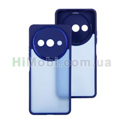 Накладка Luxury Metal Lens Xiaomi Redmi A3 синій