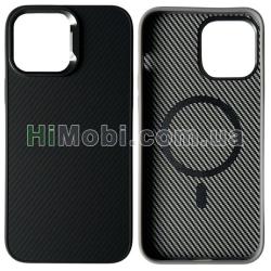 Накладка MagSafe CASE LAB Carbon Case for Apple iPhone 16 Pro Max Black