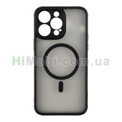 Накладка MagSafe TPU+PC Anti Drop Full Camera iPhone 14 Pro Max Black