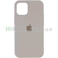 Накладка Silicone Case Full iPhone 12 Pro Max (10) Stone