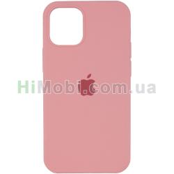 Накладка Silicone Case Full iPhone 13 (12) Pink