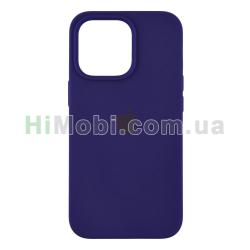 Накладка Silicone Case Full iPhone 15 Pro Max (34) Purple