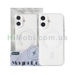Накладка MagSafe Berlia Glaze Magnetic Series 2.0 mm PC iPhone 17 White