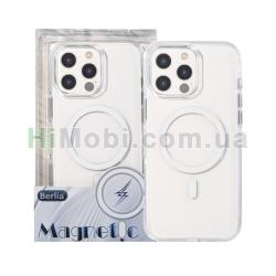 Накладка MagSafe Berlia Glaze Magnetic Series 2.0 mm PC iPhone 16 Pro White