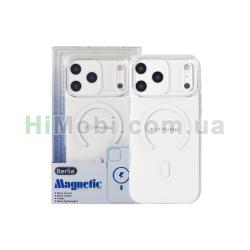 Накладка MagSafe Berlia Glaze Magnetic Series 2.0 mm PC iPhone 17 Pro Max White