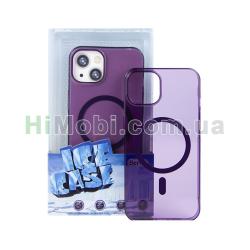 Накладка MagSafe Berlia Ice Case PC iPhone 14 Purple
