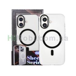 Накладка MagSafe Berlia Sheen Series 2.0mm PC iPhone 17 Black