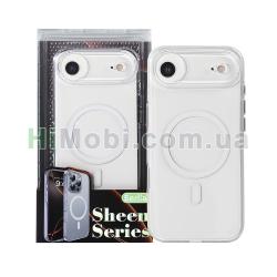 Накладка MagSafe Berlia Sheen Series 2.0mm PC iPhone 17 Air White
