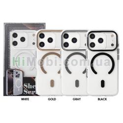 Накладка MagSafe Berlia Sheen Series 2.0mm PC iPhone 17 Pro Black