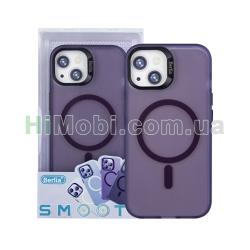 Накладка MagSafe Berlia Smooth Series iPhone 14 Purple